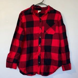Buffalo plaid flannel shirt